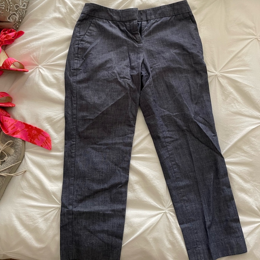 EXPRESS editor pants in a blue Jean color. Size 0R